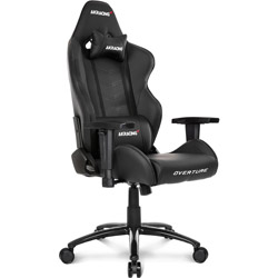 AKRACING yz OVERTURE-BLACK Q[~O`FA [V[g W390D525H1290`1365mm] Overture ubN